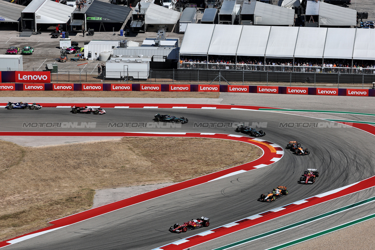 GP USA, Charles Leclerc (MON) Ferrari SF-25.
19.10.2025. Formula 1 World Championship, Rd 19, United States Grand Prix, Austin, Texas, USA, Gara Day.
- www.xpbimages.com, EMail: requests@xpbimages.com © Copyright: Batchelor / XPB Images