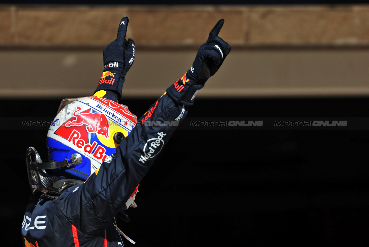 GP USA, Gara winner Max Verstappen (NLD) Red Bull Racing celebrates in parc ferme.
19.10.2025. Formula 1 World Championship, Rd 19, United States Grand Prix, Austin, Texas, USA, Gara Day.
- www.xpbimages.com, EMail: requests@xpbimages.com © Copyright: Batchelor / XPB Images