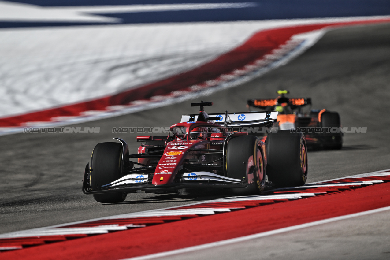 GP USA, Charles Leclerc (MON) Ferrari SF-25.
19.10.2025. Formula 1 World Championship, Rd 19, United States Grand Prix, Austin, Texas, USA, Gara Day.
- www.xpbimages.com, EMail: requests@xpbimages.com © Copyright: Price / XPB Images