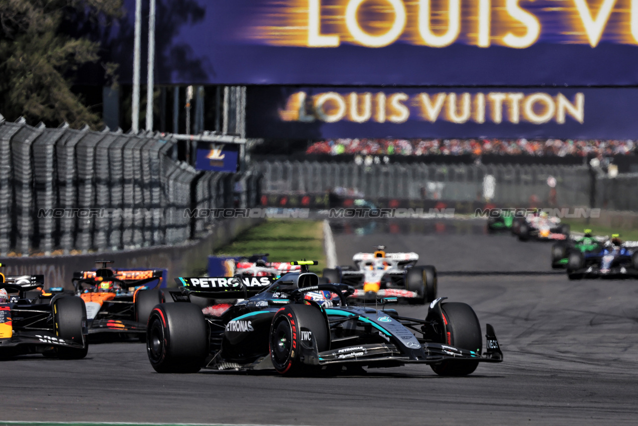 GP USA, Andrea Kimi Antonelli (ITA) Mercedes AMG F1 W16.
26.10.2025. Formula 1 World Championship, Rd 20, Mexican Grand Prix, Mexico City, Mexico, Gara Day.
- www.xpbimages.com, EMail: requests@xpbimages.com © Copyright: Bearne / XPB Images