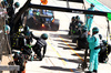 GP USA, Andrea Kimi Antonelli (ITA) Mercedes AMG F1 W16 makes a pit stop.

19.10.2025. Formula 1 World Championship, Rd 19, United States Grand Prix, Austin, Texas, USA, Gara Day.

- www.xpbimages.com, EMail: requests@xpbimages.com © Copyright: Bearne / XPB Images