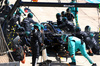 GP USA, George Russell (GBR) Mercedes AMG F1 W16 makes a pit stop.

19.10.2025. Formula 1 World Championship, Rd 19, United States Grand Prix, Austin, Texas, USA, Gara Day.

- www.xpbimages.com, EMail: requests@xpbimages.com © Copyright: Bearne / XPB Images
