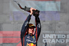 GP USA, Gara winner Max Verstappen (NLD) Red Bull Racing celebrates on the podium.
19.10.2025. Formula 1 World Championship, Rd 19, United States Grand Prix, Austin, Texas, USA, Gara Day.
- www.xpbimages.com, EMail: requests@xpbimages.com © Copyright: Batchelor / XPB Images