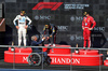 GP USA, The podium (L to R): Lando Norris (GBR) McLaren, second; Max Verstappen (NLD) Red Bull Racing, vincitore; Charles Leclerc (MON) Ferrari, third.
19.10.2025. Formula 1 World Championship, Rd 19, United States Grand Prix, Austin, Texas, USA, Gara Day.
- www.xpbimages.com, EMail: requests@xpbimages.com © Copyright: Moy / XPB Images
