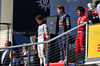 GP USA, The podium (L to R): Lando Norris (GBR) McLaren, second; Max Verstappen (NLD) Red Bull Racing, vincitore; Charles Leclerc (MON) Ferrari, third.
19.10.2025. Formula 1 World Championship, Rd 19, United States Grand Prix, Austin, Texas, USA, Gara Day.
- www.xpbimages.com, EMail: requests@xpbimages.com © Copyright: Charniaux / XPB Images