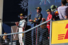 GP USA, The podium (L to R): Lando Norris (GBR) McLaren, second; Max Verstappen (NLD) Red Bull Racing, vincitore; Charles Leclerc (MON) Ferrari, third.

19.10.2025. Formula 1 World Championship, Rd 19, United States Grand Prix, Austin, Texas, USA, Gara Day.

- www.xpbimages.com, EMail: requests@xpbimages.com © Copyright: Charniaux / XPB Images