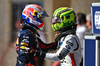 GP USA, (L to R): vincitore Max Verstappen (NLD) Red Bull Racing celebrates in parc ferme with second placed Lando Norris (GBR) McLaren.
19.10.2025. Formula 1 World Championship, Rd 19, United States Grand Prix, Austin, Texas, USA, Gara Day.
- www.xpbimages.com, EMail: requests@xpbimages.com © Copyright: Price / XPB Images
