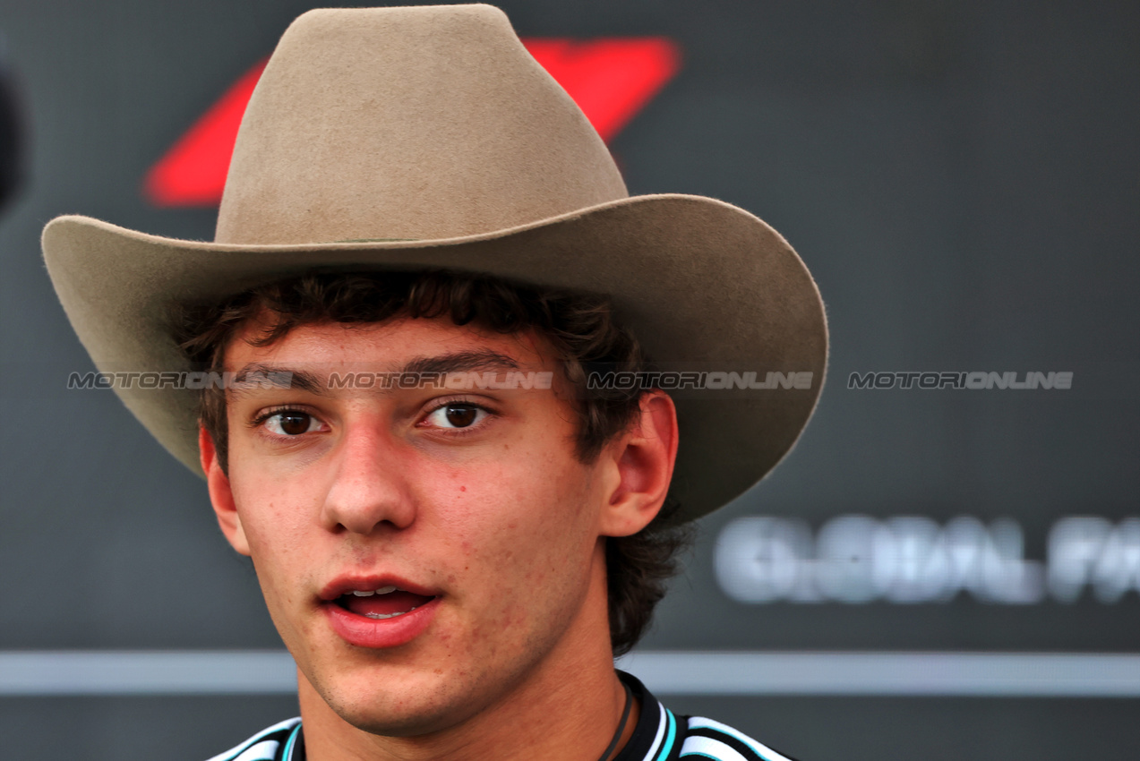 GP USA, Andrea Kimi Antonelli (ITA) Mercedes AMG F1.

16.10.2025. Formula 1 World Championship, Rd 19, United States Grand Prix, Austin, Texas, USA, Preparation Day.

 - www.xpbimages.com, EMail: requests@xpbimages.com © Copyright: Rew / XPB Images