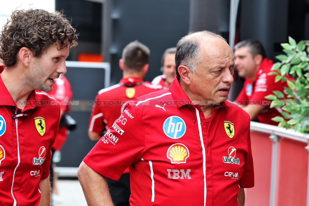GP USA, Frederic Vasseur (FRA) Ferrari Team Principal.

16.10.2025. Formula 1 World Championship, Rd 19, United States Grand Prix, Austin, Texas, USA, Preparation Day.

 - www.xpbimages.com, EMail: requests@xpbimages.com © Copyright: Rew / XPB Images