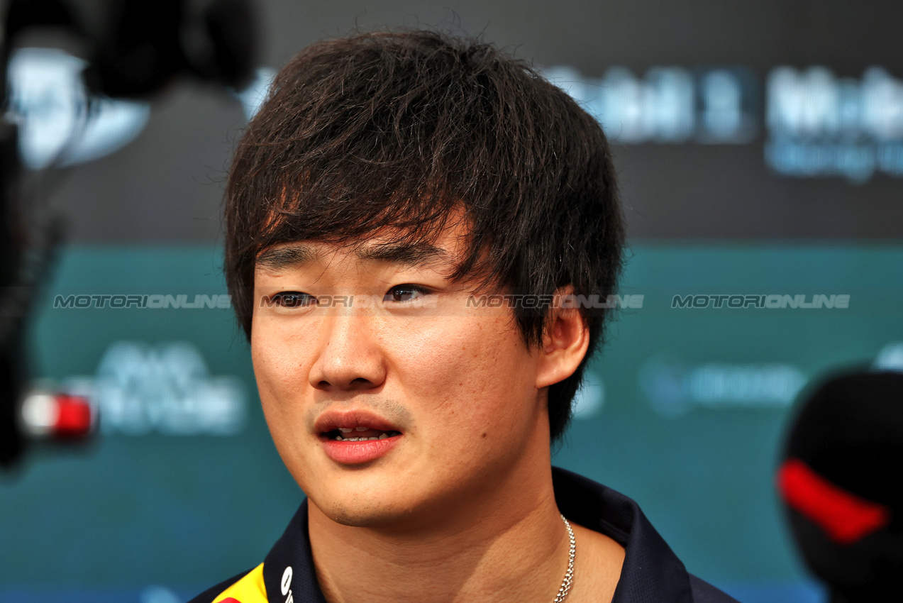 GP USA, Yuki Tsunoda (JPN) Red Bull Racing.
16.10.2025. Formula 1 World Championship, Rd 19, United States Grand Prix, Austin, Texas, USA, Preparation Day.
- www.xpbimages.com, EMail: requests@xpbimages.com © Copyright: Rew / XPB Images