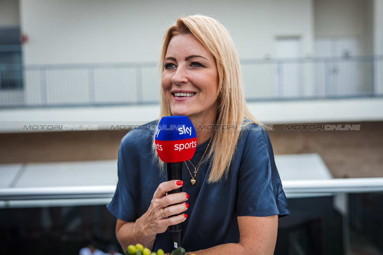 GP USA, Rachel Brookes (GBR) Sky Sports F1 Reporter.
16.10.2025. Formula 1 World Championship, Rd 19, United States Grand Prix, Austin, Texas, USA, Preparation Day.
- www.xpbimages.com, EMail: requests@xpbimages.com © Copyright: Bearne / XPB Images