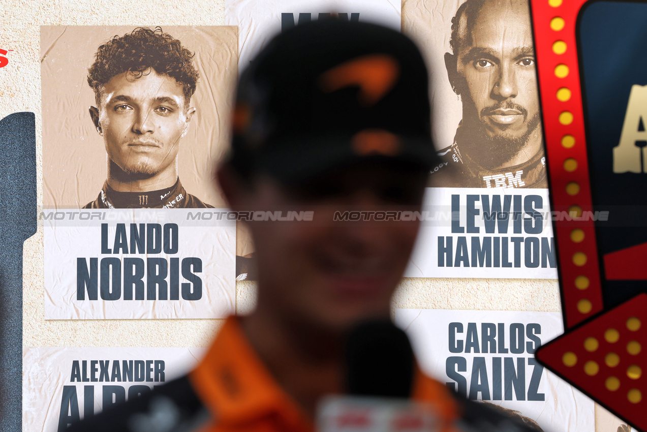 GP USA, Lando Norris (GBR) McLaren.

16.10.2025. Formula 1 World Championship, Rd 19, United States Grand Prix, Austin, Texas, USA, Preparation Day.

 - www.xpbimages.com, EMail: requests@xpbimages.com © Copyright: Rew / XPB Images