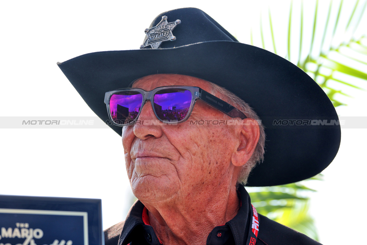 GP USA, Mario Andretti (USA) has Turn 20 of COTA named after him.
16.10.2025. Formula 1 World Championship, Rd 19, United States Grand Prix, Austin, Texas, USA, Preparation Day.
- www.xpbimages.com, EMail: requests@xpbimages.com © Copyright: Moy / XPB Images