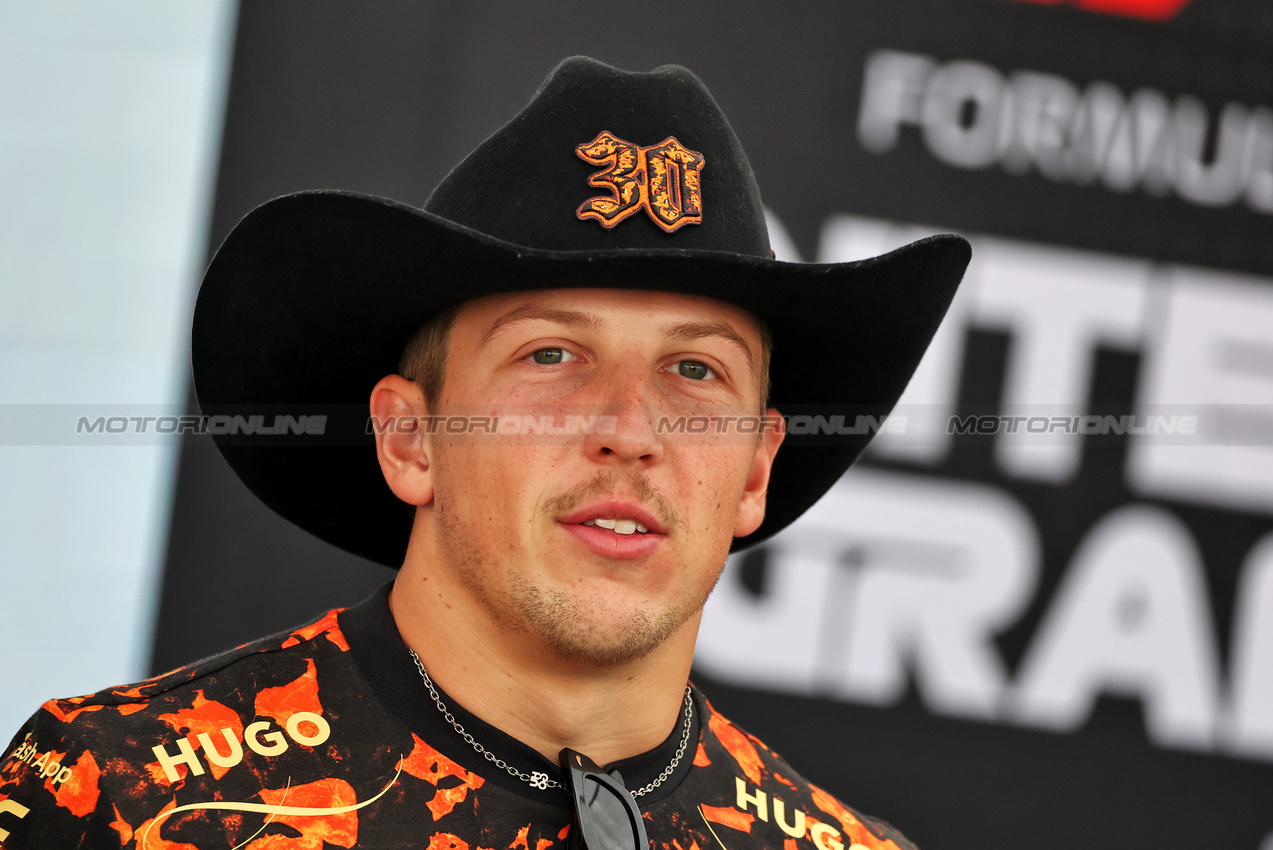 GP USA, Liam Lawson (NZL) Racing Bulls.

16.10.2025. Formula 1 World Championship, Rd 19, United States Grand Prix, Austin, Texas, USA, Preparation Day.

- www.xpbimages.com, EMail: requests@xpbimages.com © Copyright: Moy / XPB Images