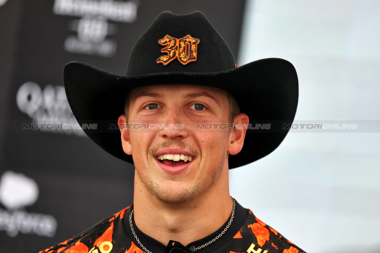 GP USA, Liam Lawson (NZL) Racing Bulls.

16.10.2025. Formula 1 World Championship, Rd 19, United States Grand Prix, Austin, Texas, USA, Preparation Day.

- www.xpbimages.com, EMail: requests@xpbimages.com © Copyright: Moy / XPB Images