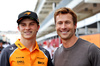 GP USA, (L to R): Oscar Piastri (AUS) McLaren with Glen Powell (USA) Actor.
16.10.2025. Formula 1 World Championship, Rd 19, United States Grand Prix, Austin, Texas, USA, Preparation Day.
- www.xpbimages.com, EMail: requests@xpbimages.com © Copyright: Rew / XPB Images