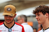GP USA, (L to R): Esteban Ocon (FRA) Haas F1 Team with team mate Oliver Bearman (GBR) Haas F1 Team.

16.10.2025. Formula 1 World Championship, Rd 19, United States Grand Prix, Austin, Texas, USA, Preparation Day.

 - www.xpbimages.com, EMail: requests@xpbimages.com © Copyright: Rew / XPB Images