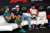 GP USA, (L to R): Fernando Alonso (ESP) Aston Martin F1 Team; Franco Colapinto (ARG) Alpine F1 Team; e Oliver Bearman (GBR) Haas F1 Team, in the FIA Press Conference.

16.10.2025. Formula 1 World Championship, Rd 19, United States Grand Prix, Austin, Texas, USA, Preparation Day.

 - www.xpbimages.com, EMail: requests@xpbimages.com © Copyright: Rew / XPB Images