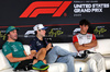 GP USA, (L to R): Fernando Alonso (ESP) Aston Martin F1 Team; Franco Colapinto (ARG) Alpine F1 Team; e Oliver Bearman (GBR) Haas F1 Team, in the FIA Press Conference.
16.10.2025. Formula 1 World Championship, Rd 19, United States Grand Prix, Austin, Texas, USA, Preparation Day.
- www.xpbimages.com, EMail: requests@xpbimages.com © Copyright: Rew / XPB Images