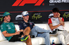 GP USA, (L to R): Fernando Alonso (ESP) Aston Martin F1 Team; Franco Colapinto (ARG) Alpine F1 Team; e Oliver Bearman (GBR) Haas F1 Team, in the FIA Press Conference.

16.10.2025. Formula 1 World Championship, Rd 19, United States Grand Prix, Austin, Texas, USA, Preparation Day.

 - www.xpbimages.com, EMail: requests@xpbimages.com © Copyright: Rew / XPB Images