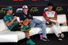 GP USA, (L to R): Fernando Alonso (ESP) Aston Martin F1 Team; Franco Colapinto (ARG) Alpine F1 Team; e Oliver Bearman (GBR) Haas F1 Team, in the FIA Press Conference.
16.10.2025. Formula 1 World Championship, Rd 19, United States Grand Prix, Austin, Texas, USA, Preparation Day.
- www.xpbimages.com, EMail: requests@xpbimages.com © Copyright: Rew / XPB Images