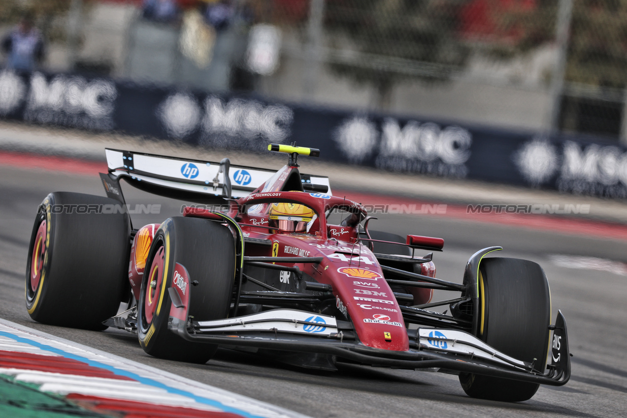 GP USA, Lewis Hamilton (GBR) Ferrari SF-25.

18.10.2025. Formula 1 World Championship, Rd 19, United States Grand Prix, Austin, Texas, USA, Sprint e Qualifiche Day.

- www.xpbimages.com, EMail: requests@xpbimages.com © Copyright: Charniaux / XPB Images