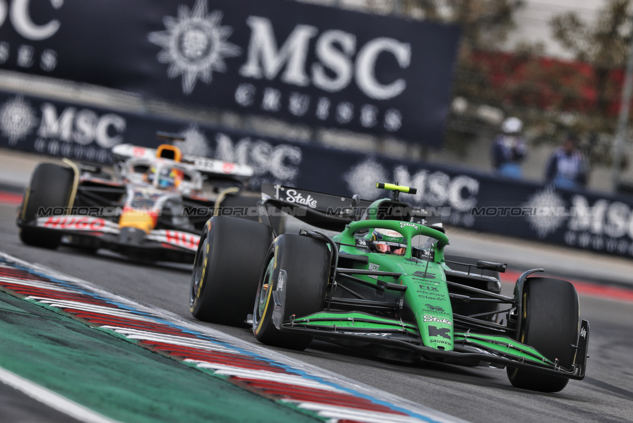 GP USA, Gabriel Bortoleto (BRA) Sauber C45.

18.10.2025. Formula 1 World Championship, Rd 19, United States Grand Prix, Austin, Texas, USA, Sprint e Qualifiche Day.

- www.xpbimages.com, EMail: requests@xpbimages.com © Copyright: Charniaux / XPB Images