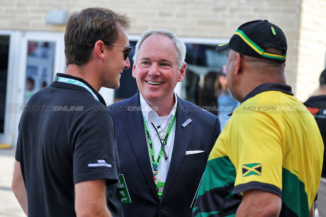 GP USA, Tim Mayer (USA) FIA Forward.

18.10.2025. Formula 1 World Championship, Rd 19, United States Grand Prix, Austin, Texas, USA, Sprint e Qualifiche Day.

- www.xpbimages.com, EMail: requests@xpbimages.com © Copyright: Moy / XPB Images