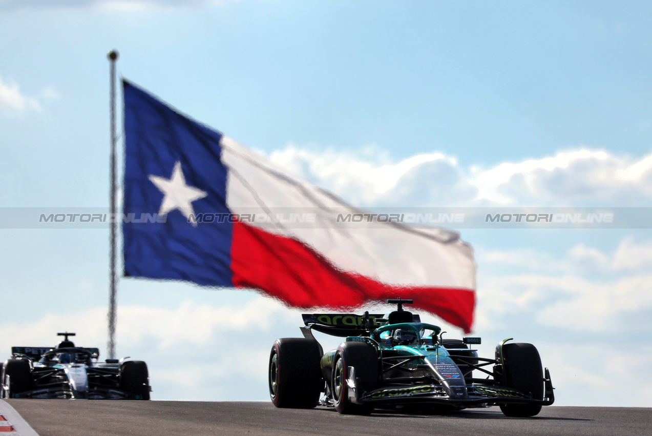 GP USA, Lance Stroll (CDN) Aston Martin F1 Team AMR25.
18.10.2025. Formula 1 World Championship, Rd 19, United States Grand Prix, Austin, Texas, USA, Sprint e Qualifiche Day.
- www.xpbimages.com, EMail: requests@xpbimages.com © Copyright: Rew / XPB Images