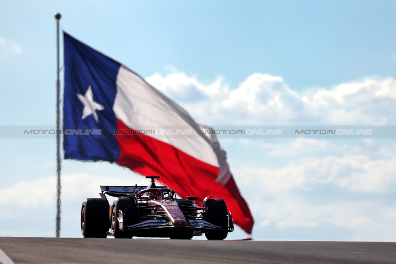 GP USA, Charles Leclerc (MON) Ferrari SF-25.
18.10.2025. Formula 1 World Championship, Rd 19, United States Grand Prix, Austin, Texas, USA, Sprint e Qualifiche Day.
- www.xpbimages.com, EMail: requests@xpbimages.com © Copyright: Rew / XPB Images