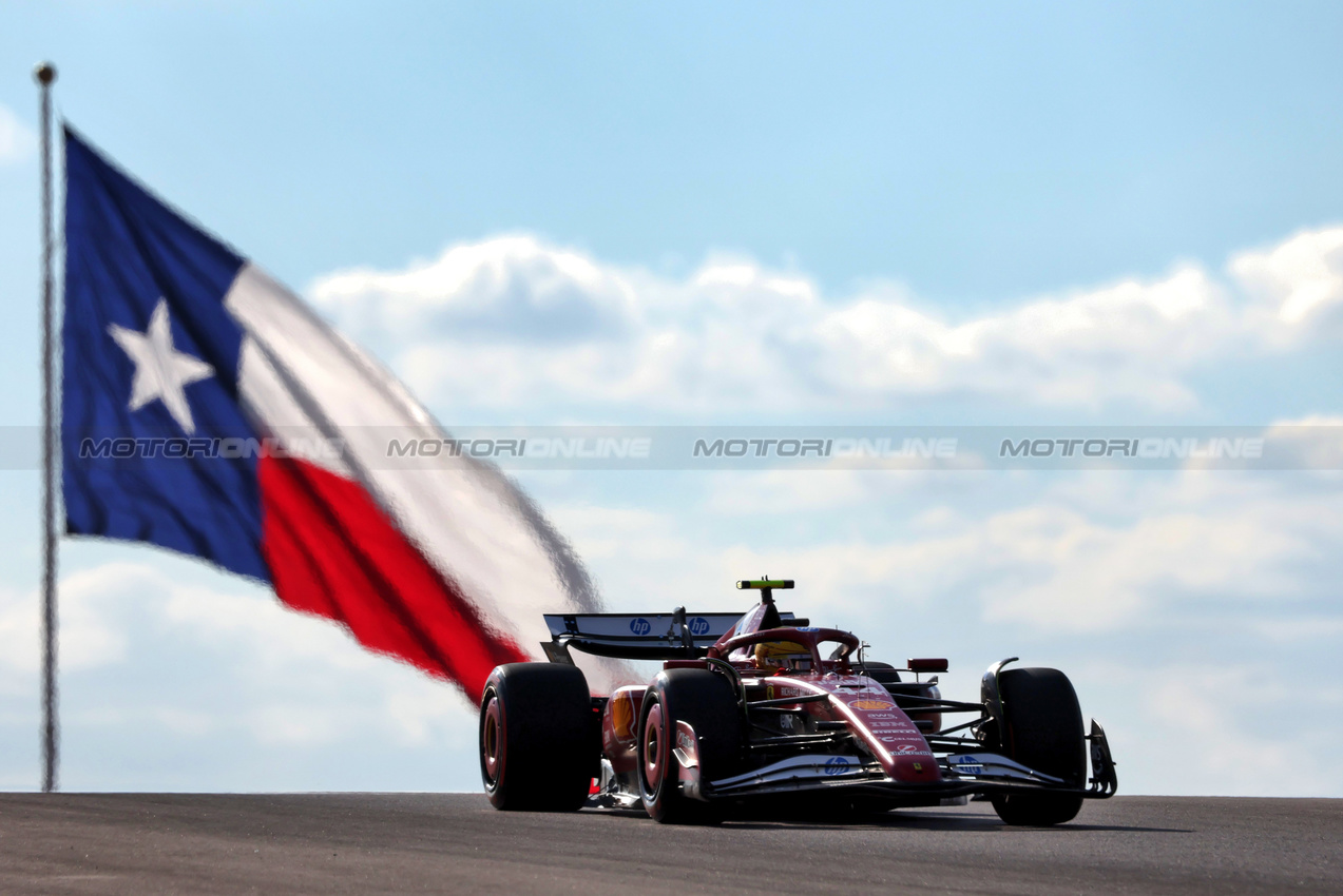 GP USA, Lewis Hamilton (GBR) Ferrari SF-25.
18.10.2025. Formula 1 World Championship, Rd 19, United States Grand Prix, Austin, Texas, USA, Sprint e Qualifiche Day.
- www.xpbimages.com, EMail: requests@xpbimages.com © Copyright: Rew / XPB Images