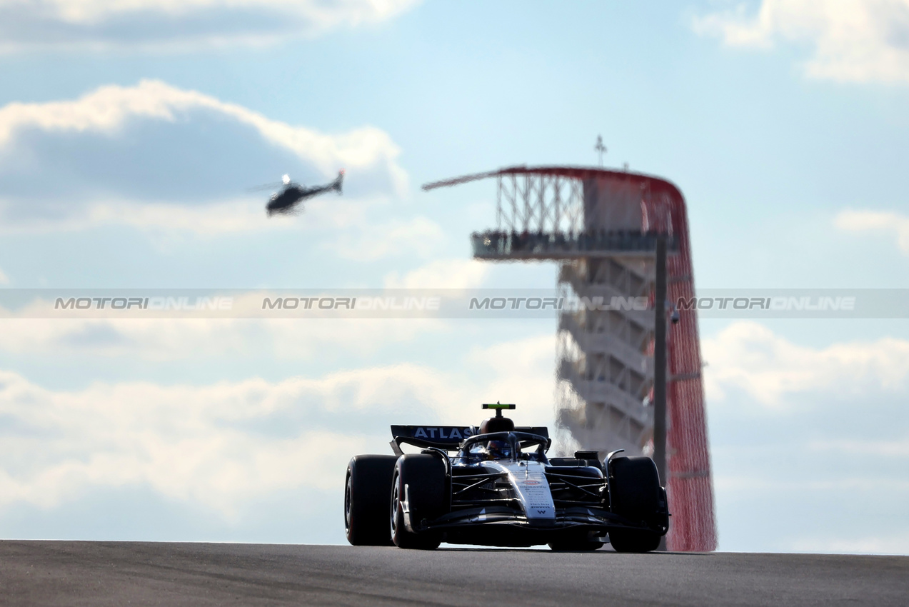 GP USA, Carlos Sainz (ESP) Atlassian Williams Racing FW47.

18.10.2025. Formula 1 World Championship, Rd 19, United States Grand Prix, Austin, Texas, USA, Sprint e Qualifiche Day.

 - www.xpbimages.com, EMail: requests@xpbimages.com © Copyright: Rew / XPB Images