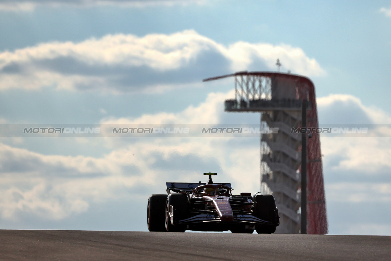 GP USA, Lewis Hamilton (GBR) Ferrari SF-25.
18.10.2025. Formula 1 World Championship, Rd 19, United States Grand Prix, Austin, Texas, USA, Sprint e Qualifiche Day.
- www.xpbimages.com, EMail: requests@xpbimages.com © Copyright: Rew / XPB Images