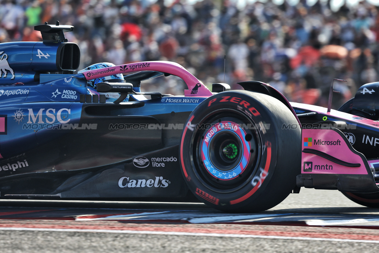 GP USA, Pierre Gasly (FRA) Alpine F1 Team A525.
18.10.2025. Formula 1 World Championship, Rd 19, United States Grand Prix, Austin, Texas, USA, Sprint e Qualifiche Day.
- www.xpbimages.com, EMail: requests@xpbimages.com © Copyright: Bearne / XPB Images