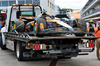 GP USA, The McLaren MCL39 of Oscar Piastri (AUS) is recovered back to the pits on the back of a truck.
18.10.2025. Formula 1 World Championship, Rd 19, United States Grand Prix, Austin, Texas, USA, Sprint e Qualifiche Day.
- www.xpbimages.com, EMail: requests@xpbimages.com © Copyright: Batchelor / XPB Images