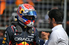 GP USA, (L to R): Sprint winner Max Verstappen (NLD) Red Bull Racing in parc ferme with Mohammed Bin Sulayem (UAE) FIA President.
18.10.2025. Formula 1 World Championship, Rd 19, United States Grand Prix, Austin, Texas, USA, Sprint e Qualifiche Day.
- www.xpbimages.com, EMail: requests@xpbimages.com © Copyright: Price / XPB Images