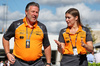 GP USA, (L to R): Zak Brown (USA) McLaren Executive Director with Chloe Todd (GBR) McLaren Executive Director, Business Strategy & Chief of Staff to the CEO.
18.10.2025. Formula 1 World Championship, Rd 19, United States Grand Prix, Austin, Texas, USA, Sprint e Qualifiche Day.
- www.xpbimages.com, EMail: requests@xpbimages.com © Copyright: Moy / XPB Images