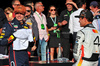 GP USA, (L to R): Pole sitter Max Verstappen (NLD) Red Bull Racing in qualifying parc ferme with second placed Lando Norris (GBR) McLaren.

18.10.2025. Formula 1 World Championship, Rd 19, United States Grand Prix, Austin, Texas, USA, Sprint e Qualifiche Day.

- www.xpbimages.com, EMail: requests@xpbimages.com © Copyright: Batchelor / XPB Images