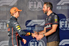 GP USA, (L to R): Max Verstappen (NLD) Red Bull Racing receives the Pirelli Pole Position Award from Zachary Levi (USA) Actor in qualifying parc ferme.

18.10.2025. Formula 1 World Championship, Rd 19, United States Grand Prix, Austin, Texas, USA, Sprint e Qualifiche Day.

- www.xpbimages.com, EMail: requests@xpbimages.com © Copyright: Batchelor / XPB Images