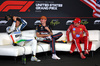 GP USA, (L to R): Oscar Piastri (AUS) McLaren; Max Verstappen (NLD) Red Bull Racing; e Charles Leclerc (MON) Ferrari, in the post qualifying FIA Press Conference.
18.10.2025. Formula 1 World Championship, Rd 19, United States Grand Prix, Austin, Texas, USA, Sprint e Qualifiche Day.
- www.xpbimages.com, EMail: requests@xpbimages.com © Copyright: Moy / XPB Images