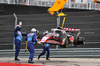 GP USA, The damaged Haas VF-25 of Esteban Ocon (FRA) Haas F1 Team, who retired from the race.
18.10.2025. Formula 1 World Championship, Rd 19, United States Grand Prix, Austin, Texas, USA, Sprint e Qualifiche Day.
- www.xpbimages.com, EMail: requests@xpbimages.com © Copyright: Moy / XPB Images