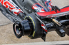 GP USA, The damaged Haas VF-25 of Esteban Ocon (FRA) Haas F1 Team, who retired from the race.

18.10.2025. Formula 1 World Championship, Rd 19, United States Grand Prix, Austin, Texas, USA, Sprint e Qualifiche Day.

- www.xpbimages.com, EMail: requests@xpbimages.com © Copyright: Moy / XPB Images