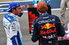 GP USA, (L to R): Third placed Carlos Sainz (ESP) Atlassian Williams Racing in Sprint parc ferme with winner Max Verstappen (NLD) Red Bull Racing.

18.10.2025. Formula 1 World Championship, Rd 19, United States Grand Prix, Austin, Texas, USA, Sprint e Qualifiche Day.

- www.xpbimages.com, EMail: requests@xpbimages.com © Copyright: Batchelor / XPB Images