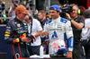 GP USA, (L to R): Sprint winner Max Verstappen (NLD) Red Bull Racing in parc ferme with third placed Carlos Sainz (ESP) Atlassian Williams Racing.
18.10.2025. Formula 1 World Championship, Rd 19, United States Grand Prix, Austin, Texas, USA, Sprint e Qualifiche Day.
- www.xpbimages.com, EMail: requests@xpbimages.com © Copyright: Charniaux / XPB Images
