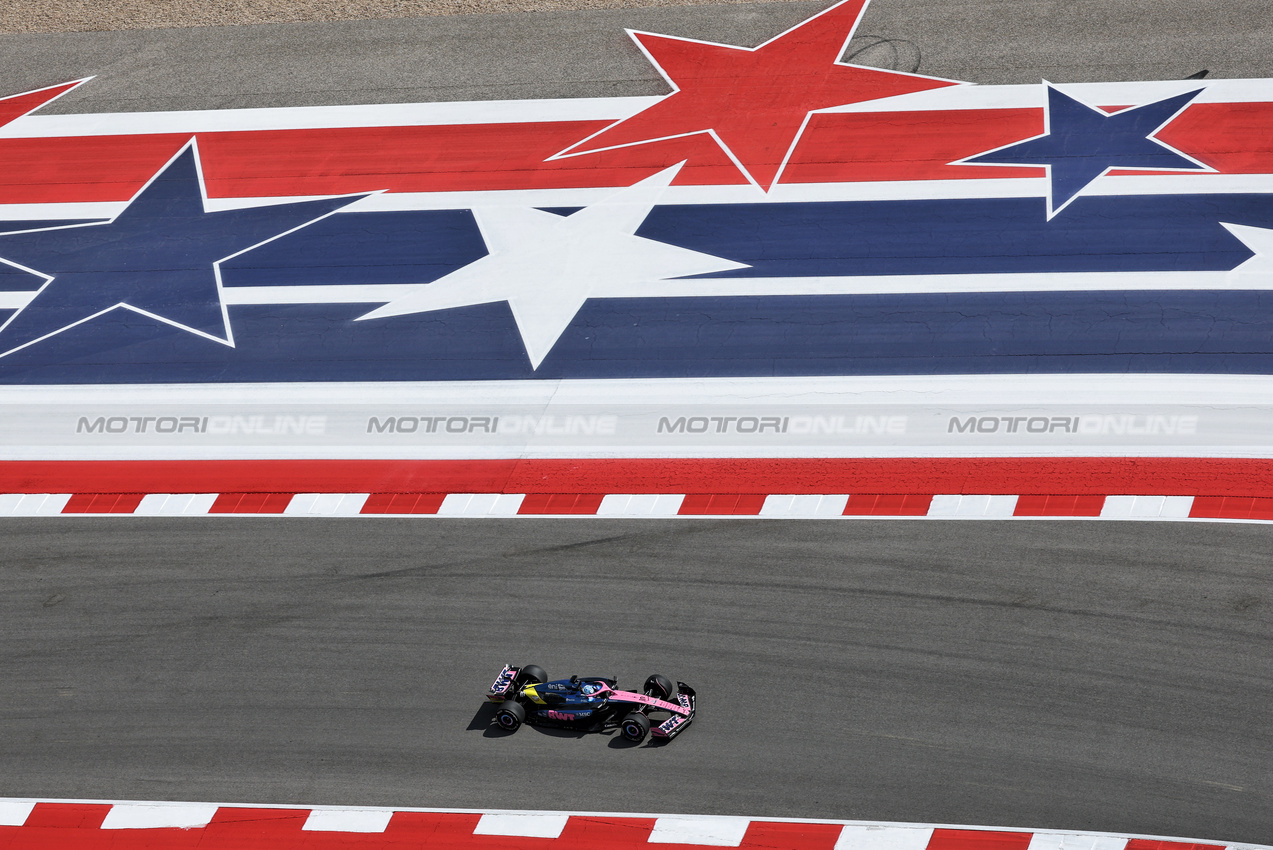 GP USA, Pierre Gasly (FRA) Alpine F1 Team A525.

17.10.2025. Formula 1 World Championship, Rd 19, United States Grand Prix, Austin, Texas, USA, Sprint Qualifiche Day

- www.xpbimages.com, EMail: requests@xpbimages.com © Copyright: Moy / XPB Images