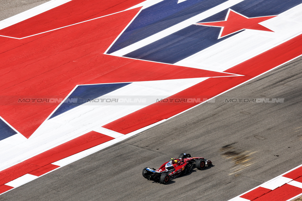 GP USA, Lewis Hamilton (GBR) Ferrari SF-25.
17.10.2025. Formula 1 World Championship, Rd 19, United States Grand Prix, Austin, Texas, USA, Sprint Qualifiche Day
- www.xpbimages.com, EMail: requests@xpbimages.com © Copyright: Moy / XPB Images