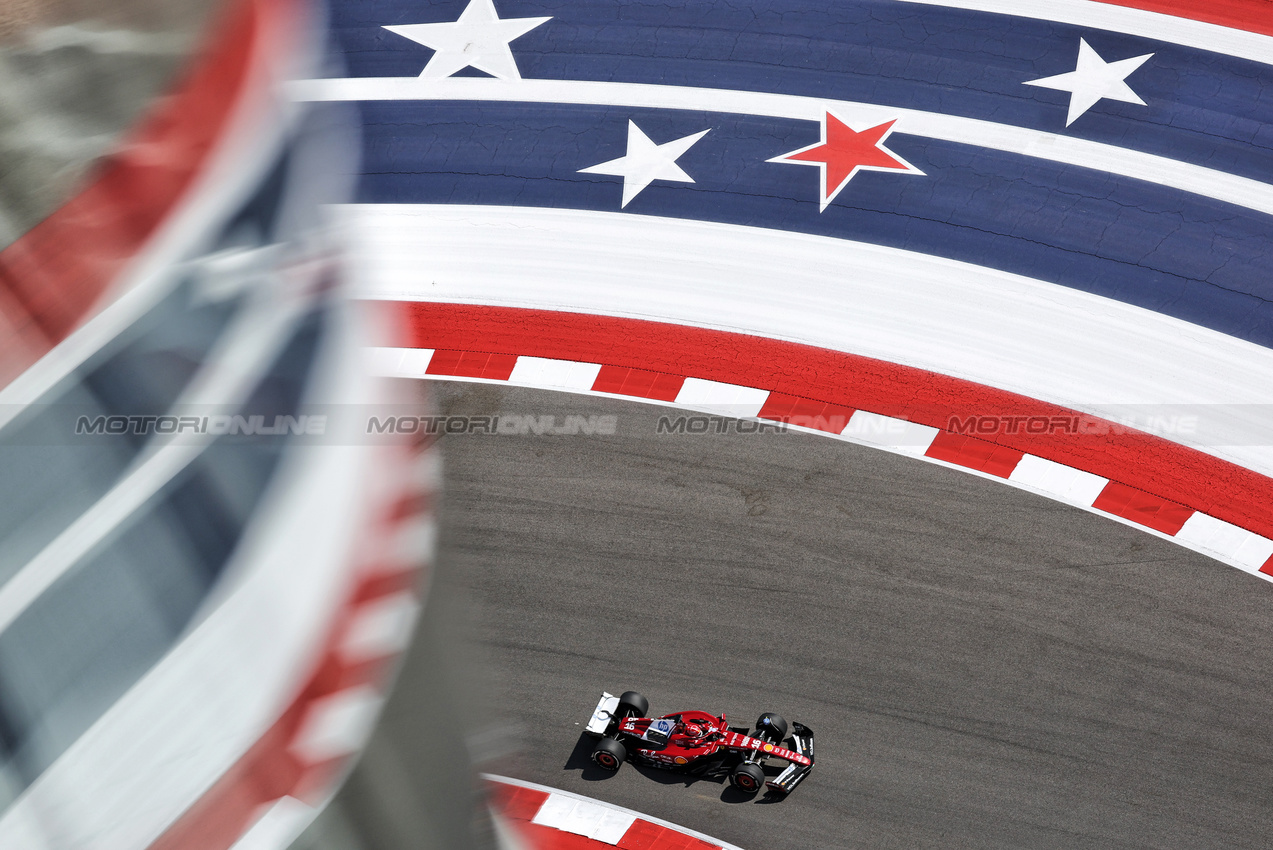 GP USA, Charles Leclerc (MON) Ferrari SF-25.
17.10.2025. Formula 1 World Championship, Rd 19, United States Grand Prix, Austin, Texas, USA, Sprint Qualifiche Day
- www.xpbimages.com, EMail: requests@xpbimages.com © Copyright: Moy / XPB Images