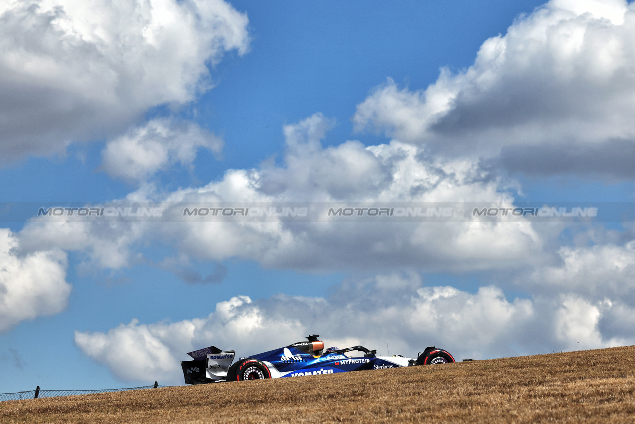 GP USA, Alexander Albon (THA) Atlassian Williams Racing FW47.
17.10.2025. Formula 1 World Championship, Rd 19, United States Grand Prix, Austin, Texas, USA, Sprint Qualifiche Day
- www.xpbimages.com, EMail: requests@xpbimages.com © Copyright: Bearne / XPB Images
