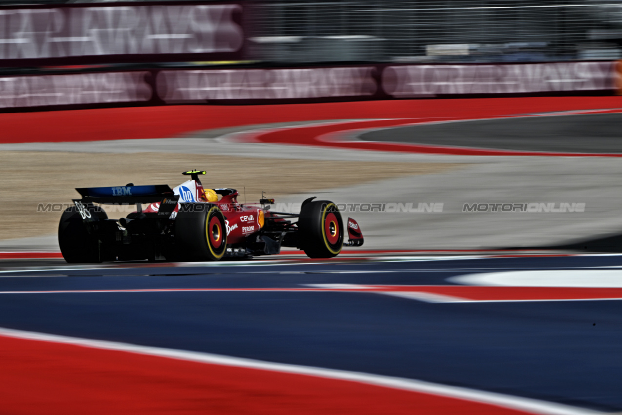 GP USA, Lewis Hamilton (GBR) Ferrari SF-25.
17.10.2025. Formula 1 World Championship, Rd 19, United States Grand Prix, Austin, Texas, USA, Sprint Qualifiche Day
- www.xpbimages.com, EMail: requests@xpbimages.com © Copyright: Price / XPB Images