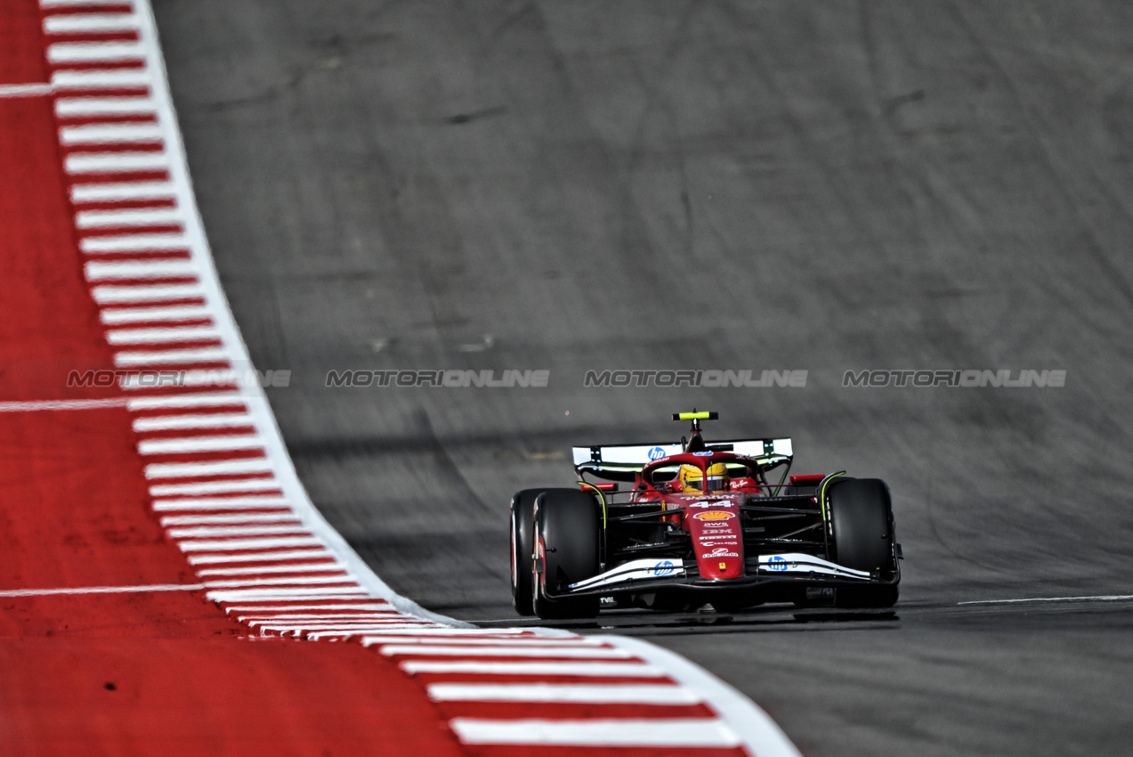 GP USA, Lewis Hamilton (GBR) Ferrari SF-25.
17.10.2025. Formula 1 World Championship, Rd 19, United States Grand Prix, Austin, Texas, USA, Sprint Qualifiche Day
- www.xpbimages.com, EMail: requests@xpbimages.com © Copyright: Price / XPB Images